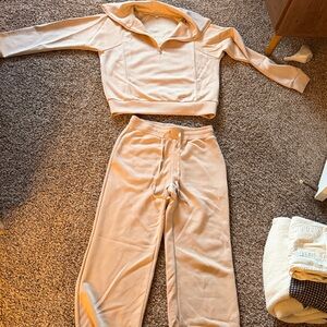 Women's Cream Jumpsuit